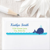 クジラ差出人住所ラベル ラベル (インサイチュ)