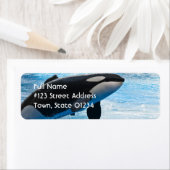 クジラ差出人住所ラベル ラベル (インサイチュ)