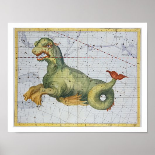 クジラ座の星座、「アトラス・コール」から ポスター (正面)