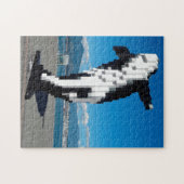 クジラ彫刻バンクーバー。 ジグソーパズル (横)