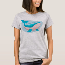 クジラ愛好家のためにクジラにとりつかれる Tシャツ