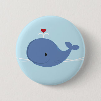 クジラ愛 缶バッジ