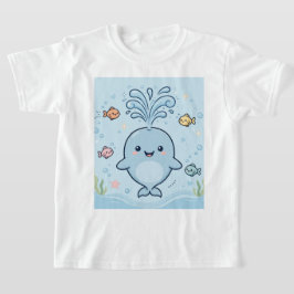 クジラ柄Tシャツ Tシャツ