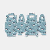 クジラ模様（青） フェイバーボックス (折り畳みなし)