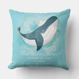 クジラ海リトルマン誕生統計 クッション