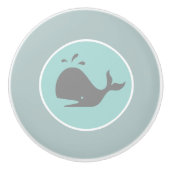 クジラ海哺乳類 セラミックノブ (正面)