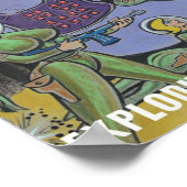 クジラ爆発 ポスター (角)