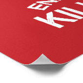 クジラ狩りをやめよう | 捕鯨を禁止し海洋を保護しよう ポスター (角)