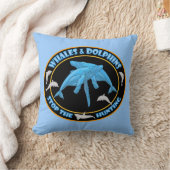 クジラ狩りをやめろ クッション (ブランケット)