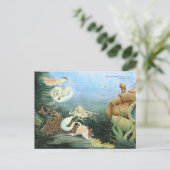 「クジラ監視」の収集できる郵便はがき ポストカード (スタンド正面)