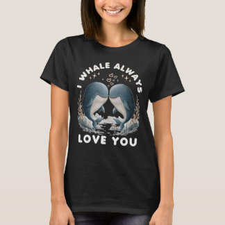 クジラ私は常にあなたを愛する動物パン Tシャツ
