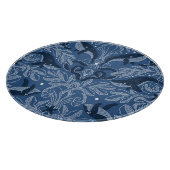 クジラ航海のザメの食感パターン。 カッティングボード (角)