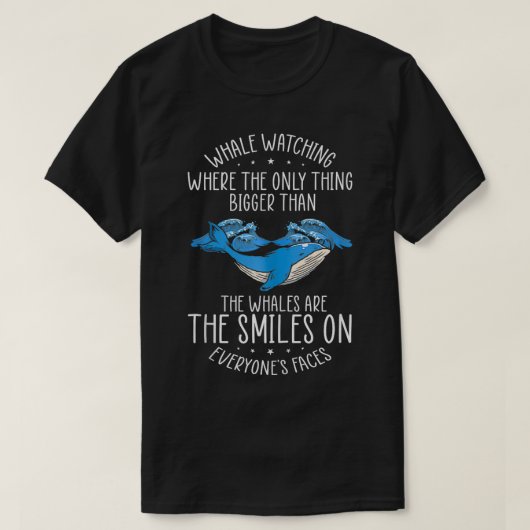 クジラ観察の名言 セタシアンとクジラ 9 Tシャツ (デザイン正面)