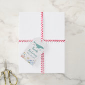 クジラ誕生日サンキュー ギフトタグ (より糸付き)