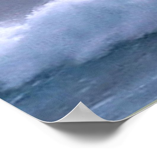 クジラ野生動物写真ポスター ポスター (角)