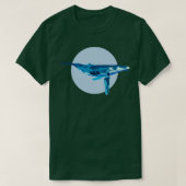 クジラ14 Tシャツ (デザイン正面)