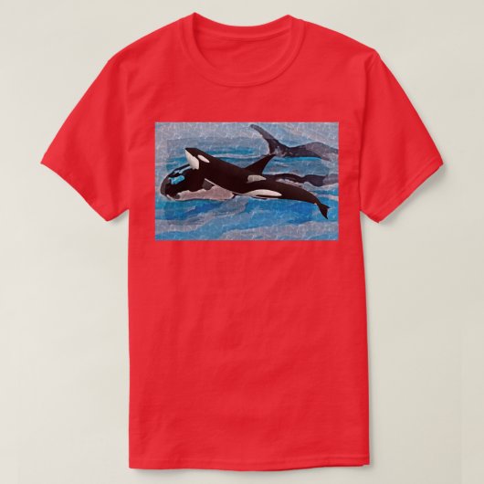 クジラ23 Tシャツ (デザイン正面)