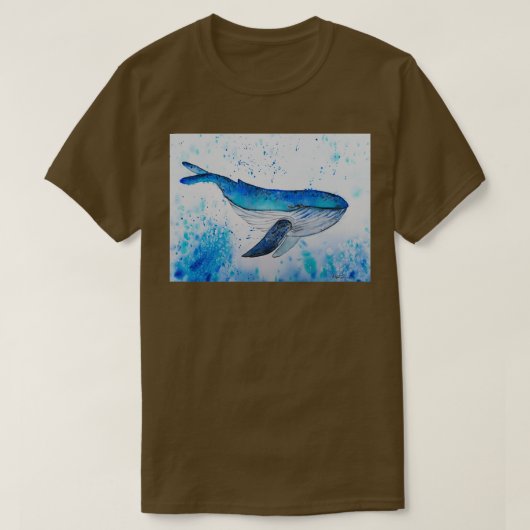 クジラ2 4 Tシャツ (デザイン正面)