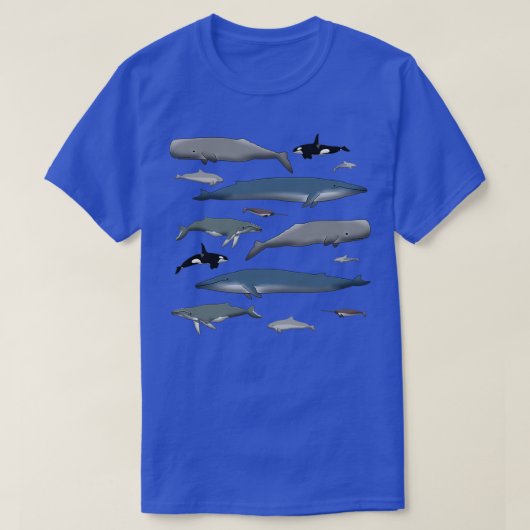 クジラ2 6 Tシャツ (デザイン正面)