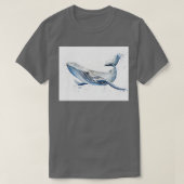 クジラ53 1 Tシャツ (デザイン正面)