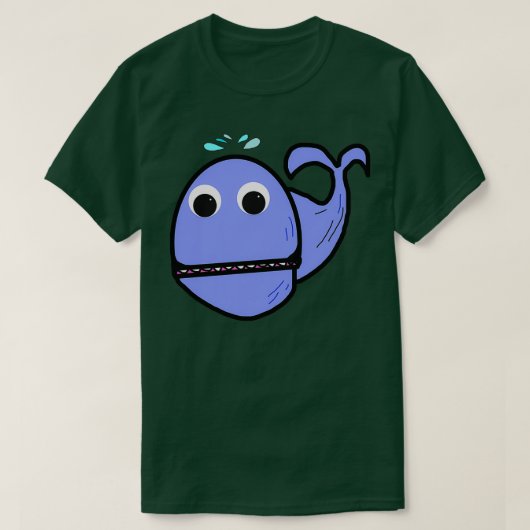 クジラ7 Tシャツ (デザイン正面)