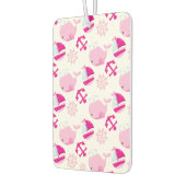 クジラ、かわいいクジラ、ピンク鯨 カーエアーフレッシュナー (左)