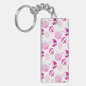 クジラ、かわいいクジラ、ピンク鯨 キーホルダー (正面左)