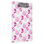 クジラ、かわいいクジラ、ピンク鯨 クリップボード (右)