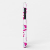 クジラ、かわいいクジラ、ピンク鯨 Case-Mate iPhoneケース (裏面/左)