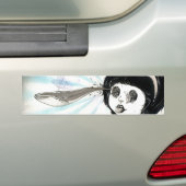 "クジラ"の沿魏|の闫威 バンパーステッカー (車上)