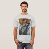 "クジラ"のTシャツ舗装して下さい Tシャツ (正面フル)