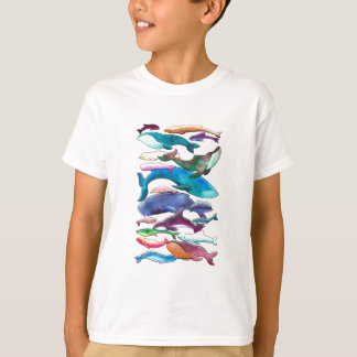 クジラ、イルカ及びネズミイルカ Tシャツ
