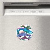 クジラ、イルカ、イルカ マグネット (インサイチュ (食洗機))