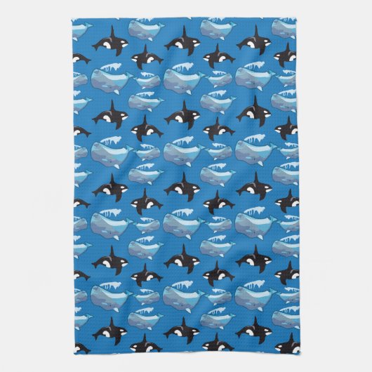クジラ キッチンタオル (縦)
