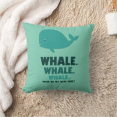 クジラ、クジラ、クジラ… クッション (ブランケット)