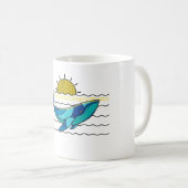 クジラ コーヒーマグカップ (正面右)
