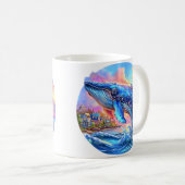 クジラ コーヒーマグカップ (正面右)