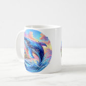 クジラ コーヒーマグカップ (正面左)