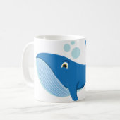 クジラ コーヒーマグカップ (正面左)