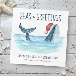 クジラ サンタ 海 ナウティカル クリスマス 雑貨 面白い
