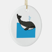 クジラ セラミックオーナメント (右)
