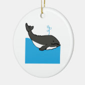 クジラ セラミックオーナメント (左)