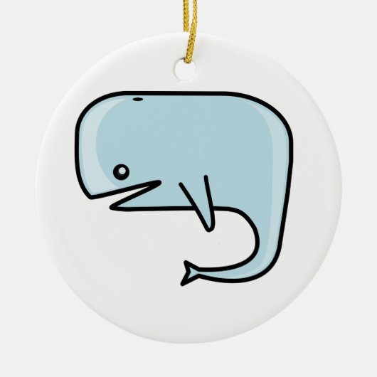 クジラ セラミックオーナメント (正面)