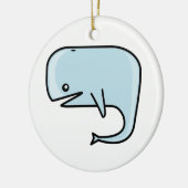 クジラ セラミックオーナメント (左)