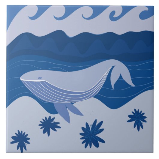 クジラ タイル (正面)