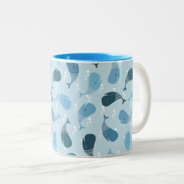 クジラ ツートーンマグカップ