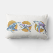 クジラ・トリオフライ浮きと夢 ランバークッション (裏面)