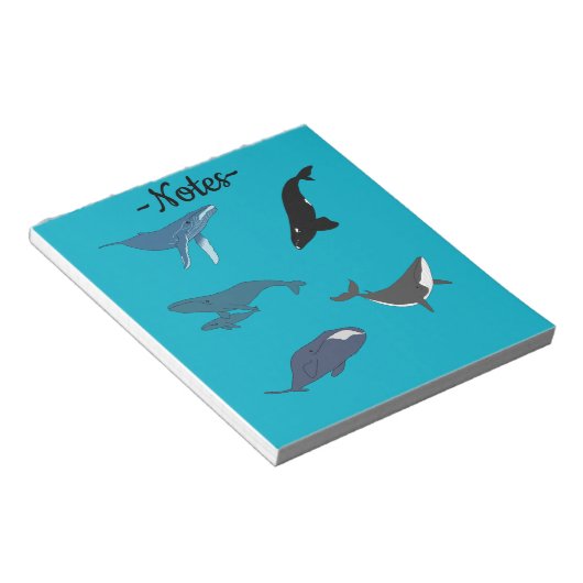 クジラ ノートパッド (アングル)