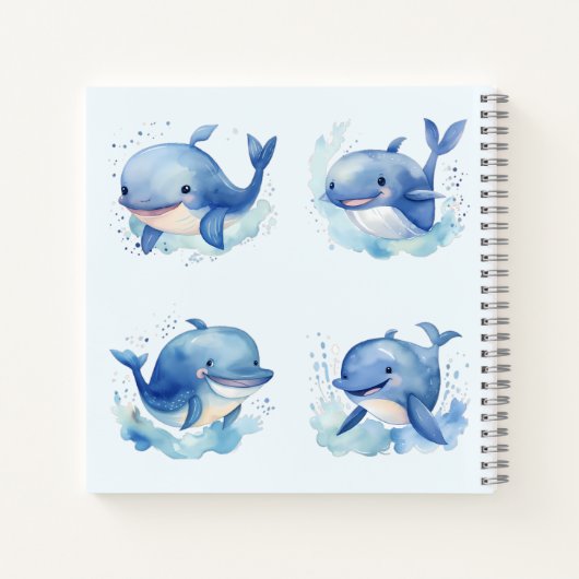 クジラ ノートブック (裏面)