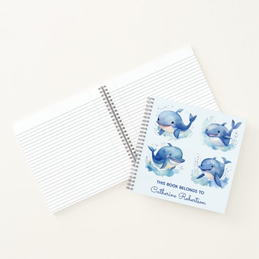 クジラ ノートブック (内部)